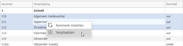 Calculatieset-Wissel-Kop