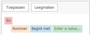 Stamgegevens-Overzicht-filterfunctie