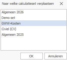 calculatiesetlijt