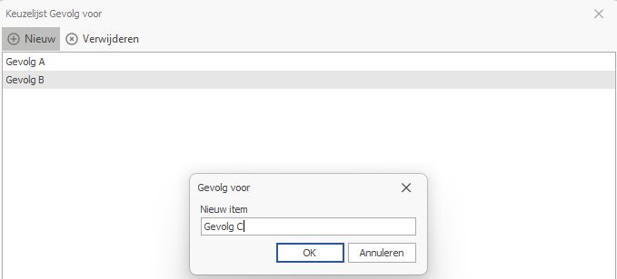 gevolg voor