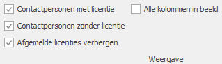 licentiebeheer weergave v48